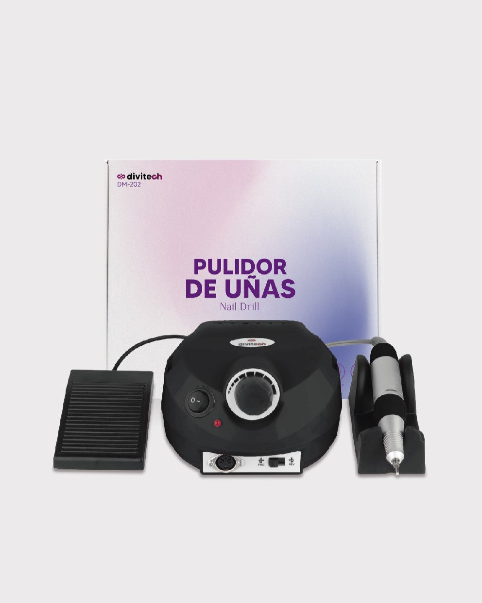 Pulidor de Uñas Nail Drill Color Negro