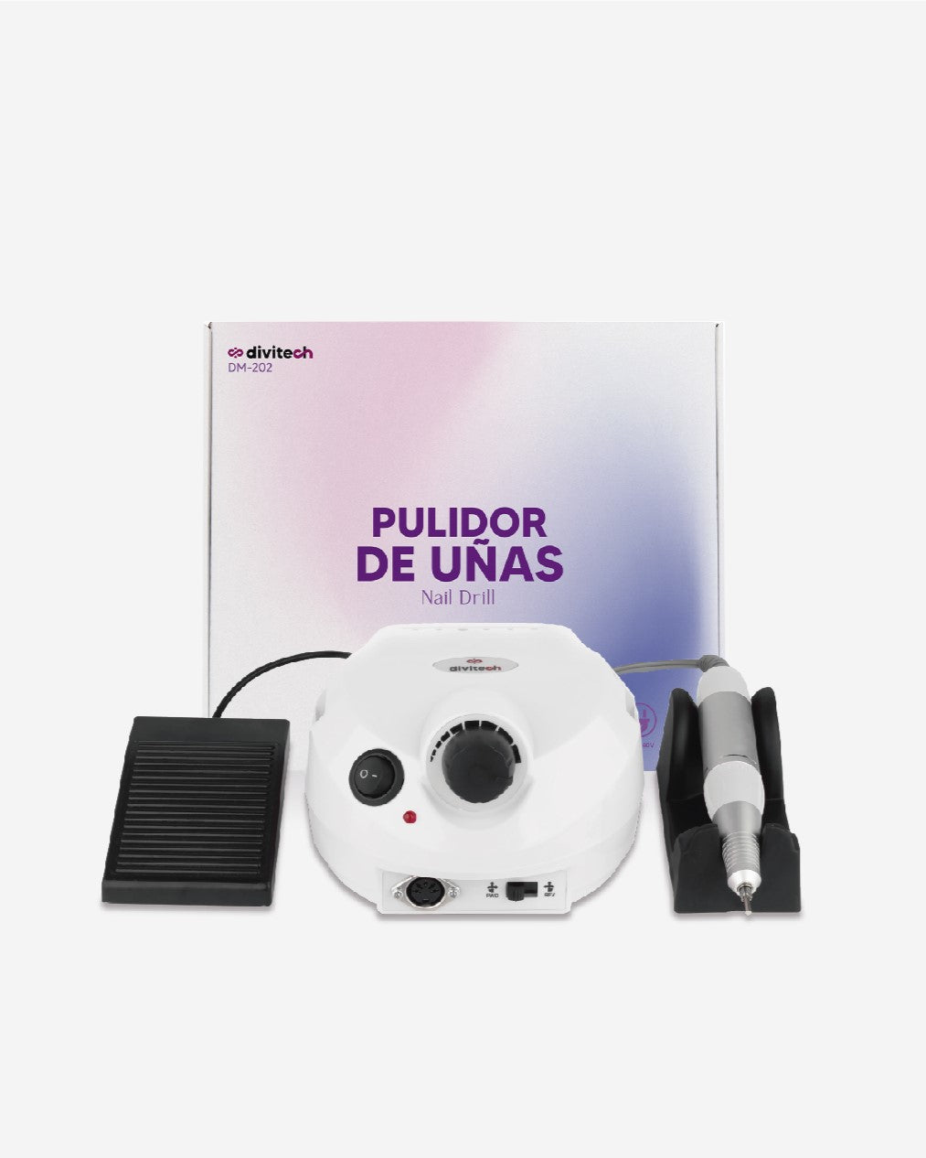 Pulidor de Uñas Nail Drill Color Blanco